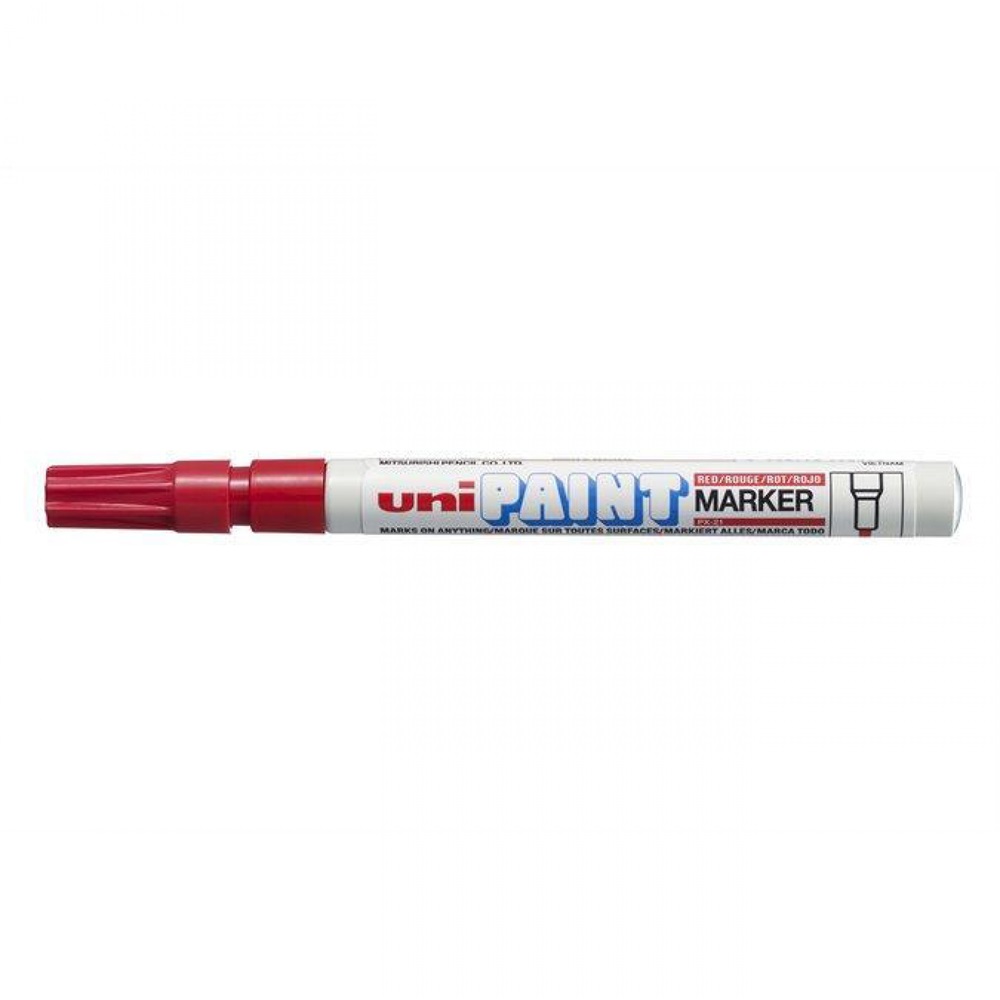 Lakový popisovač UNI PX-21 červený