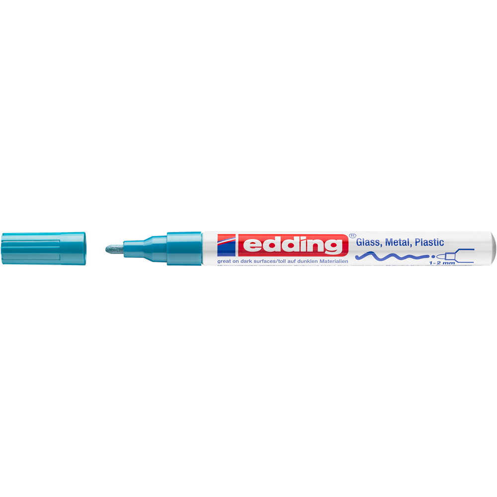 Lakový popisovač EDDING 751 svetlomodrý