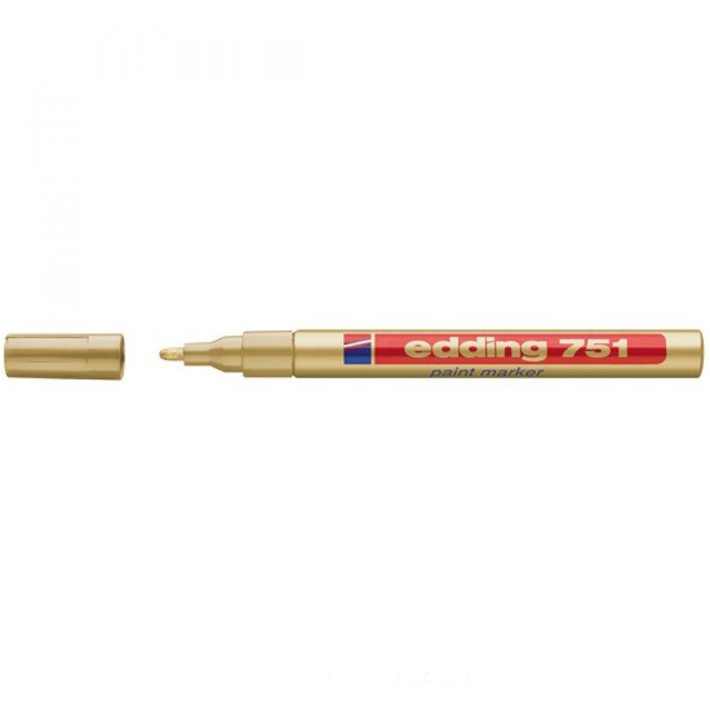 Lakový popisovač EDDING 751 zlatý