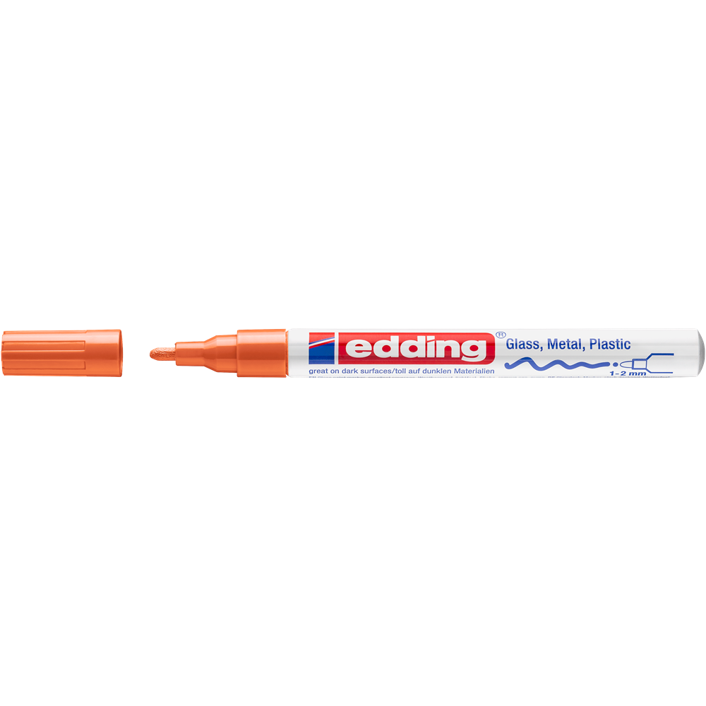 Lakový popisovač EDDING 751 oranžový