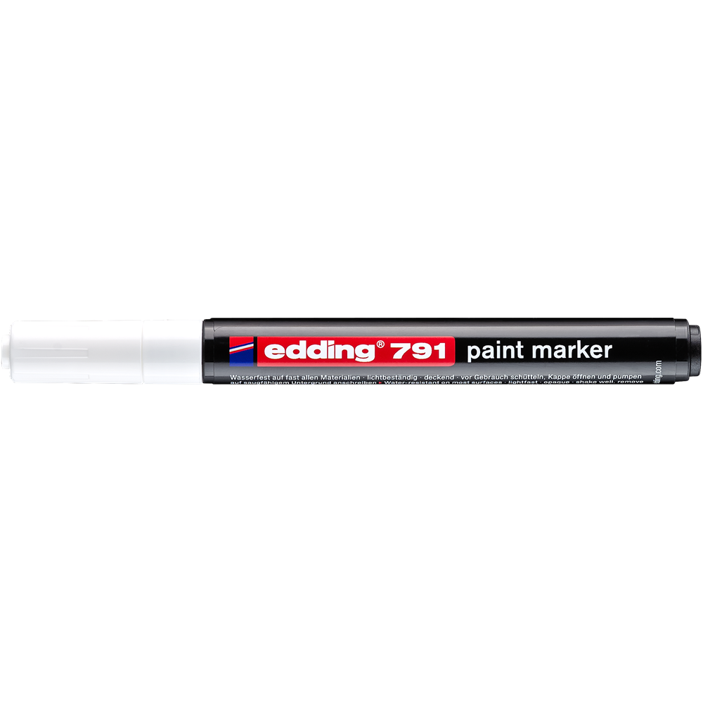 Lakový popisovač EDDING 791 biely