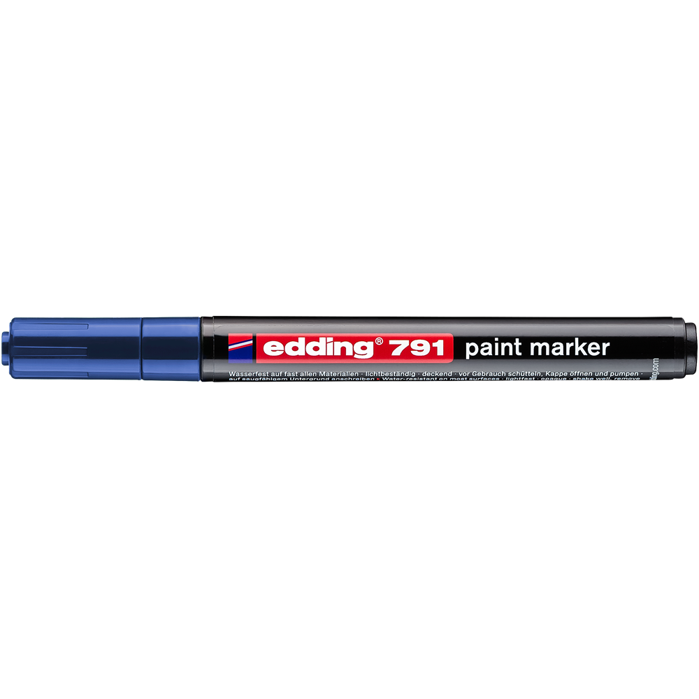 Lakový popisovač EDDING 791 modrý