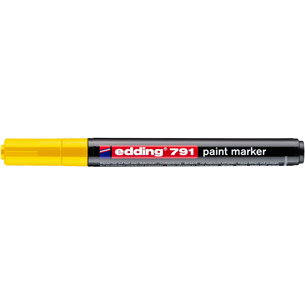 Lakový popisovač EDDING 791 žltý