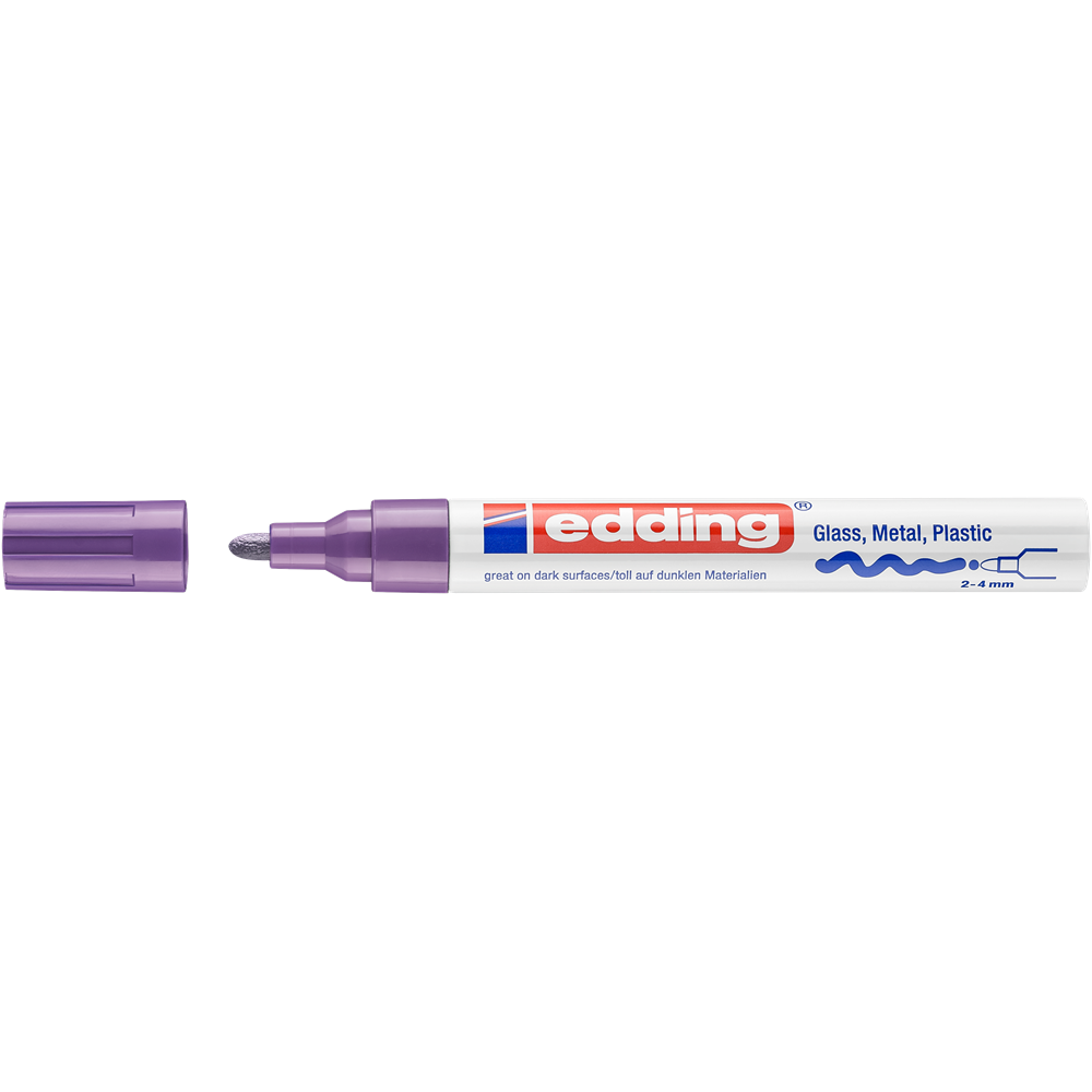 Lakový popisovač EDDING 750 fialový