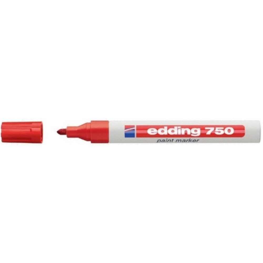 Lakový popisovač EDDING 750 červený