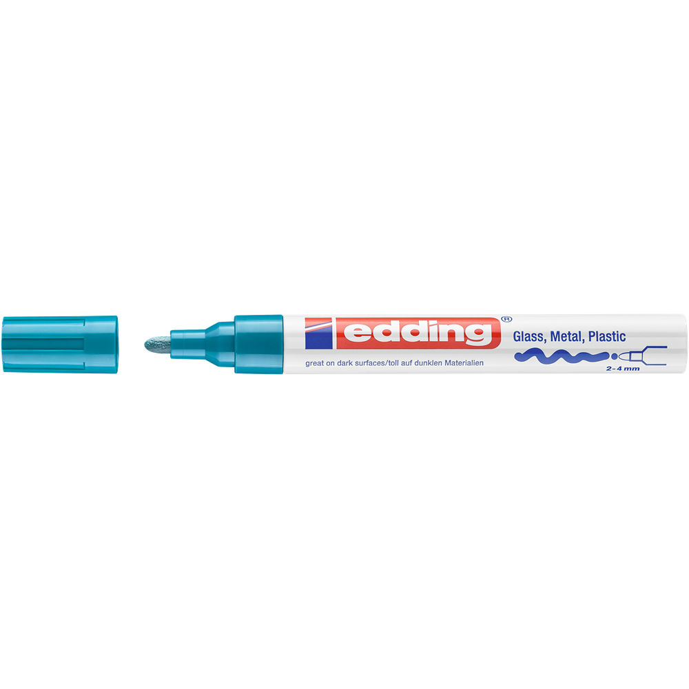 Lakový popisovač EDDING 750 svetlomodrý