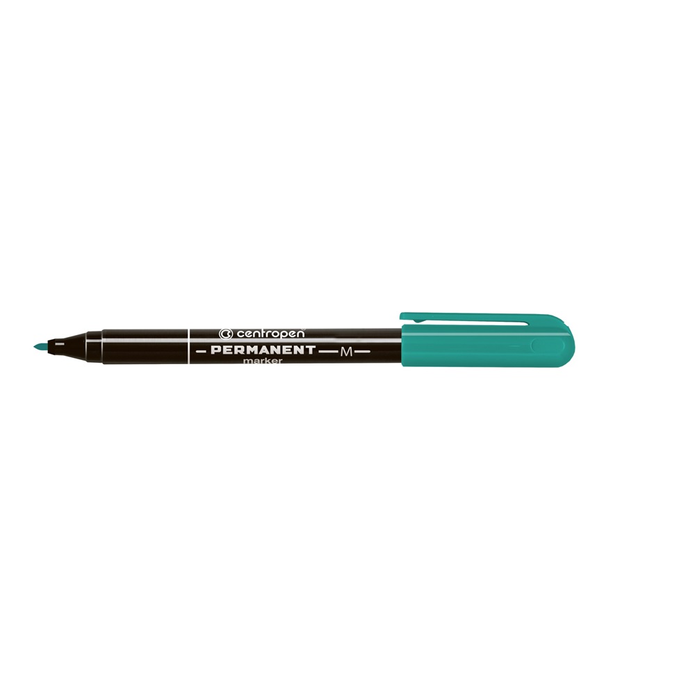 Permanentný popisovač s vláknovým okrúhlym hrotom, Centropen 2846 zelený