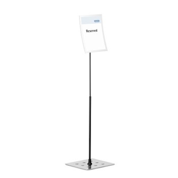 Stojan na podlahu A4 Durable DURAVIEW® STAND strieborný