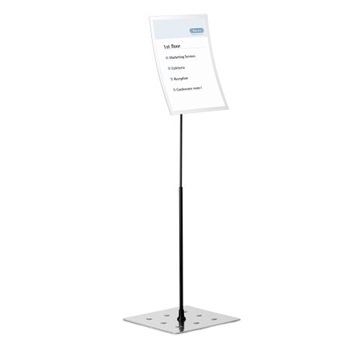 Stojan na podlahu A3 Durable DURAVIEW® STAND strieborný