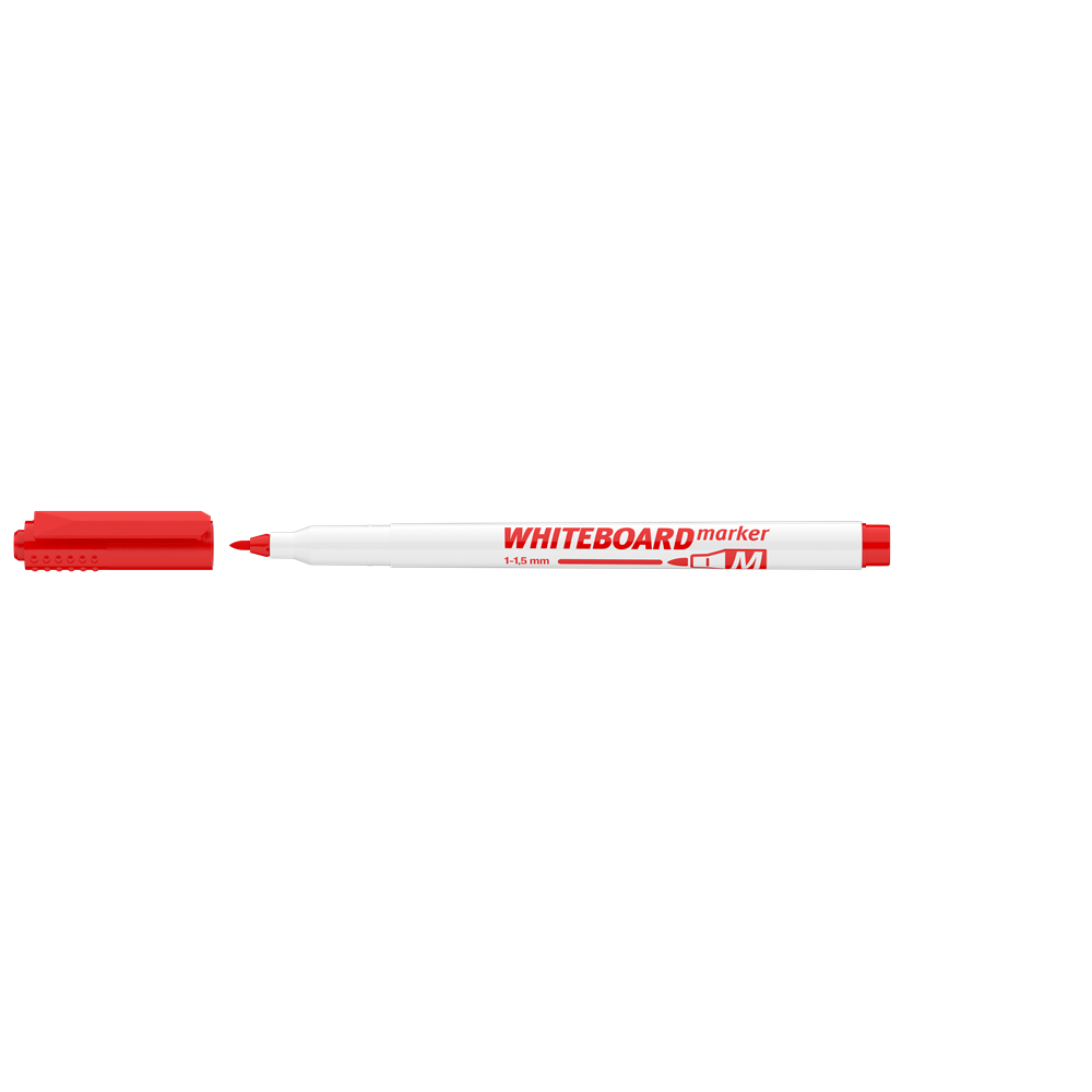 Popisovač na biele tabule 1-1,5mm ICO M červený