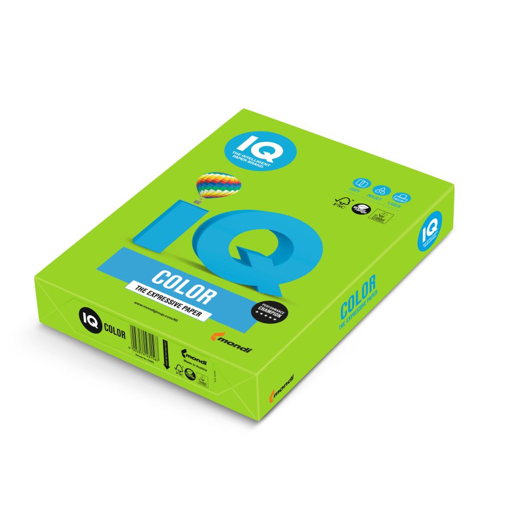 Farebný kopírovací papier A4 160g 250ks, IQ Spring Green