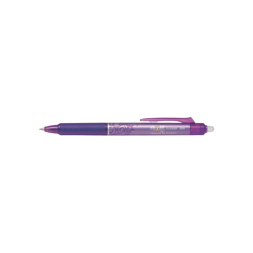 Roller 0,5mm gumovací PILOT FRIXION Clicker fialový
