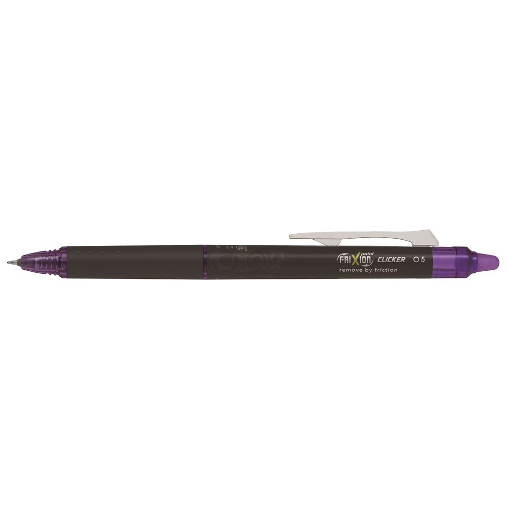 Roller 0,5mm gumovací PILOT FRIXION Clicker Point fialový