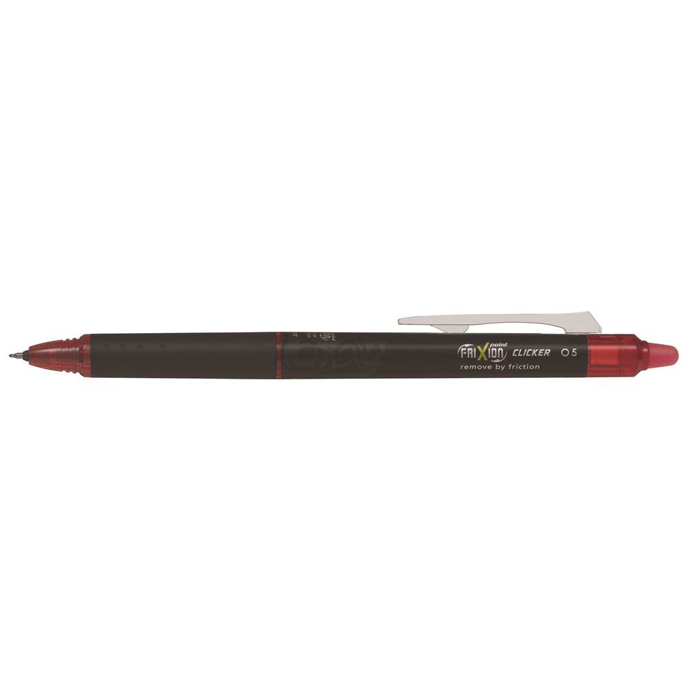 Roller 0,5mm gumovací PILOT FRIXION Clicker Point červený