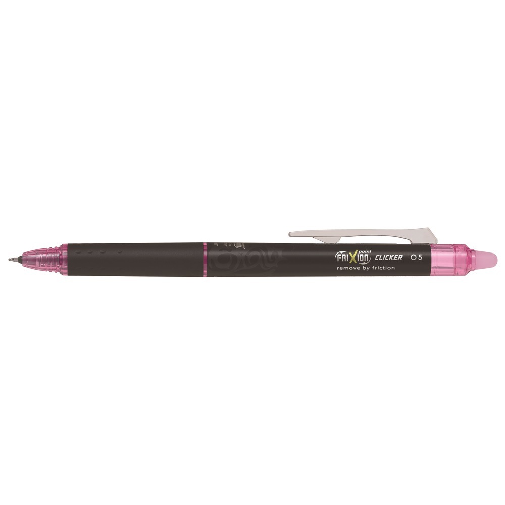 Roller 0,5mm gumovací PILOT FRIXION Clicker Point ružový