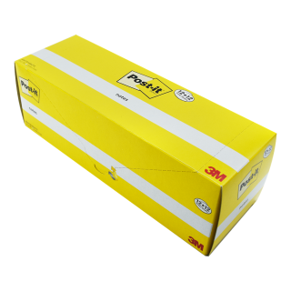 Samolepiaci bloček 76x76mm 100 lístkov 3M 654 Post-it 24 bločkov žlté