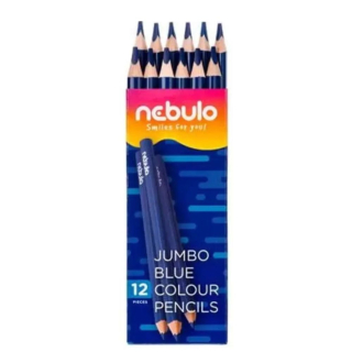 Ceruzka farebná Nebulo Jumbo modrá