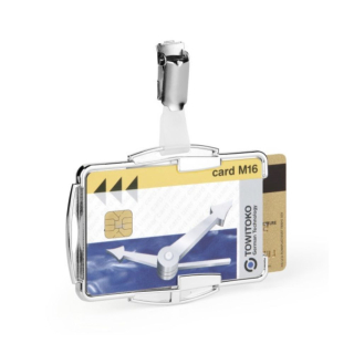 Visačka na 2 karty s RFID ochranou Durable Secure Duo 10ks v balení