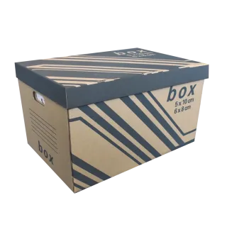 Archívna krabica 52x35x30,5cm s odnímateľným vekom Fornax