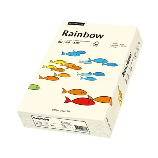 Farebný kopírovací papier A4 80g 500ks Rainbow® krémový