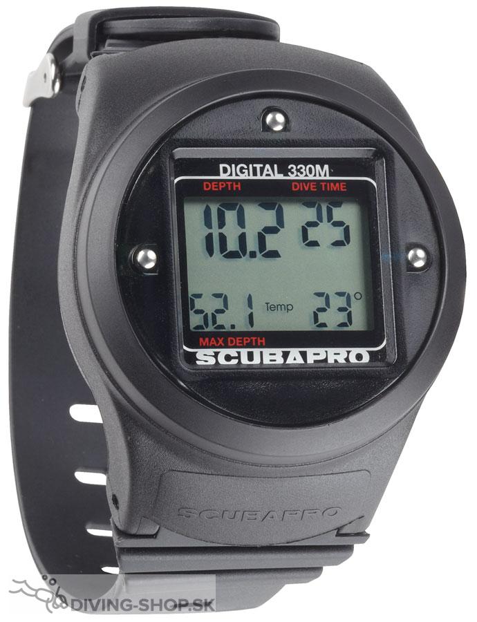 Digitálny hĺbkomer potápačský ScubaPro 330 náramkový 
