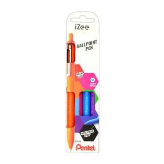 Guľôčkové pero 0,35mm Pentel iZee oranžové, ružové, modré, fialové
