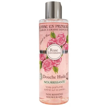 Jeanne en Provence Podmanivá ruža, Vyživujúci sprchový olej, 250 ml